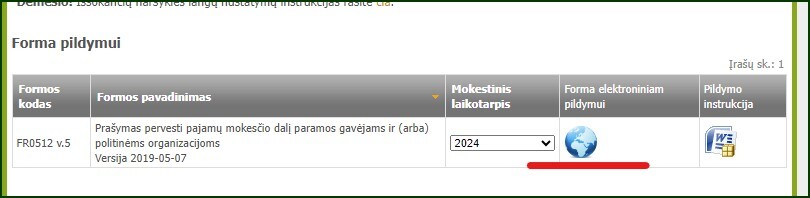 GPM paramos instrukcijos žingsnis 2